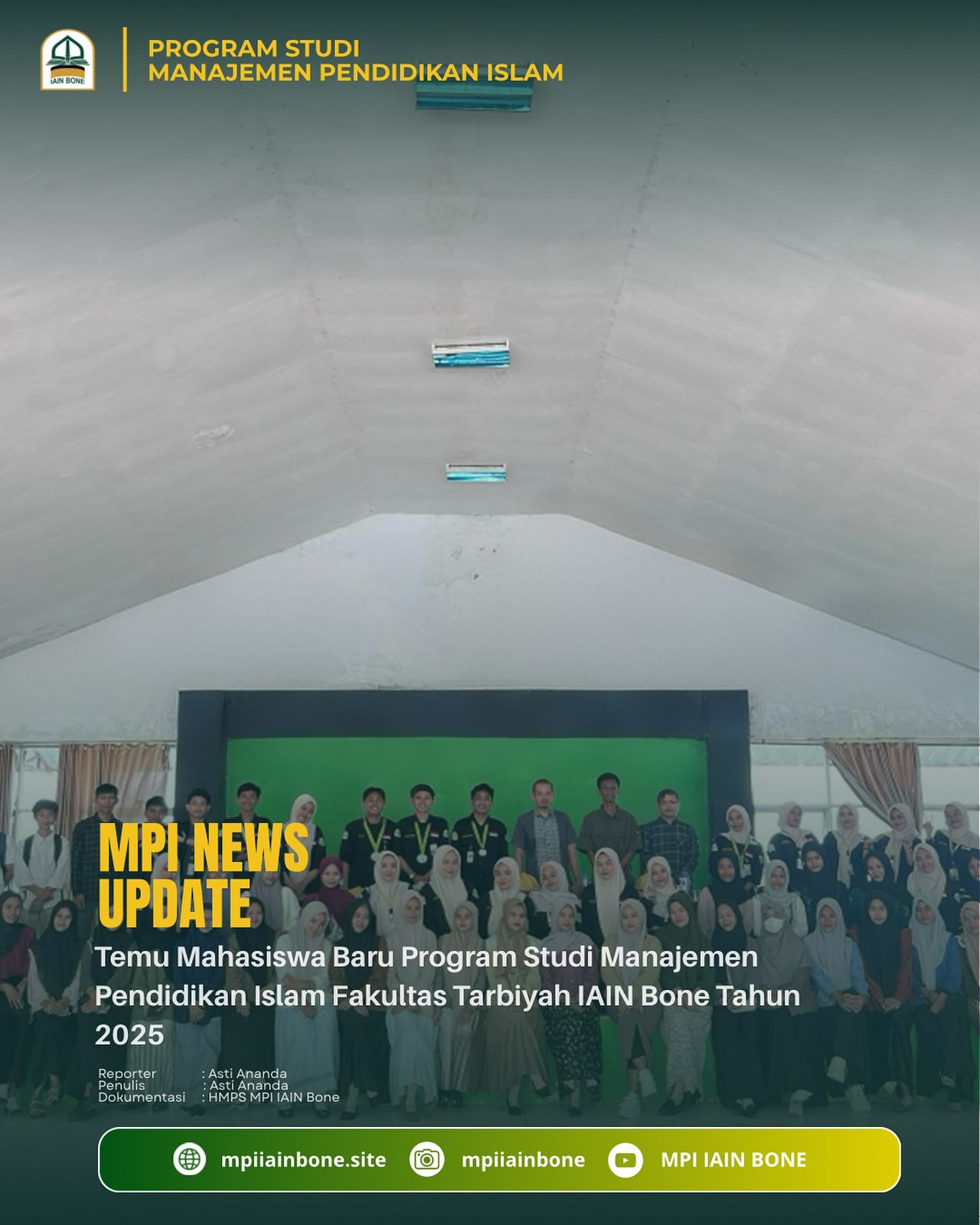 Temu Mahasiswa Baru Prodi MPI Fakultas Tarbiyah IAIN Bone Tahun 2025